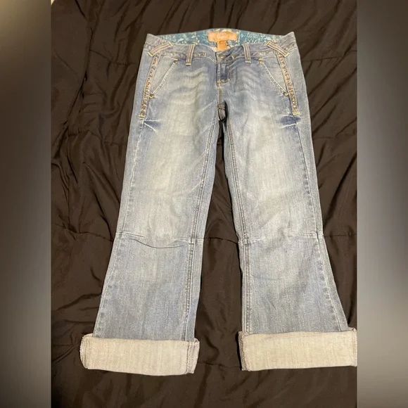 Candie's Light Blue Straight Leg Jeans - Picture 4 of 5